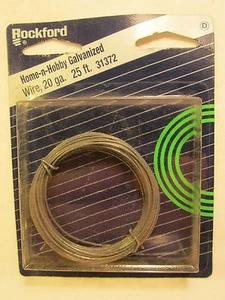 ROCKFORD Home-n-Hobby GALVANIZED WIRE 20 ga 25 ft 31372 [Y96A2] - Picture 1 of 1
