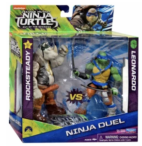 Teenage Mutant Ninja Turtles Out of the Shadows Rocksteady & Leonardo Duel - Picture 1 of 5