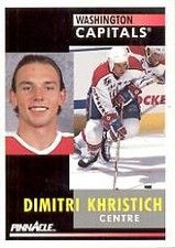 1991-92 Pinnacle French Hockey #162 Dimitri Khristich
