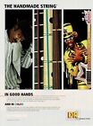 MARCUS MILLER & BOOTSY COLLINS - DR Strings - Print Advertisement
