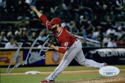 Cam Bedrosian Los Angeles Angels Signed 4x6 Glossy Photo JSA Authenticated - Image 1 of 2