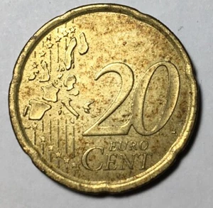 Espana (Spain) 20 Euro Cervantes (Cents) 2001 - circulated - free shipping - Picture 1 of 2