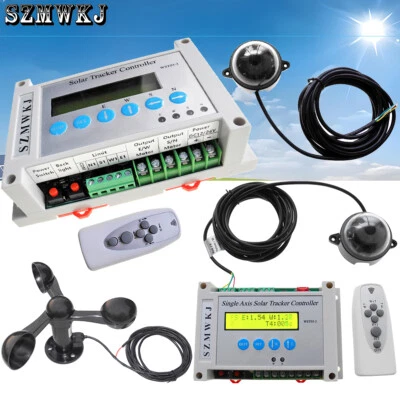 SZMWKJ Solarpanel Tracking LCD Elektronischer Solar Tracker Controller & Windsensor - Bild 1 von 4