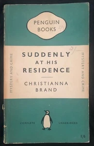Penguin Books # 804 SUDDENLY AT HIS RESIDENCE 1951 Penguin by Christianna Brand - Picture 1 of 6