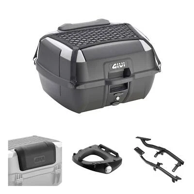 Kit bauletto GIVI B45+ nero grigio PIAGGIO MP3 SPORT 310 2025-2025 - Immagine 1 di 4