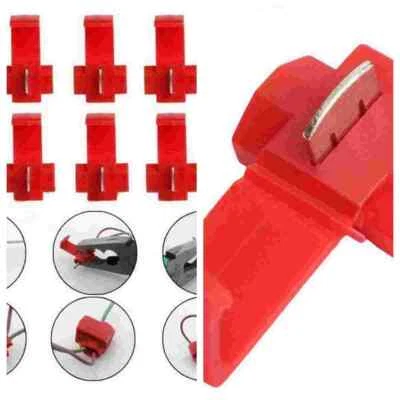 Red 22-16AWG Quick Splice Solderless Car Wire T-Tap Electrical Connector20-200X - Image 1 of 4