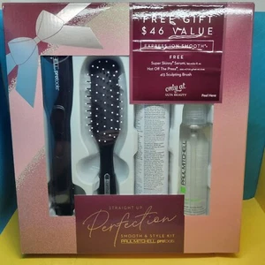 PAUL MITCHELL Smooth & Style Kit EPRESS ION SMOOTH FLAT IRON, Skinny Serum +more - Picture 1 of 4
