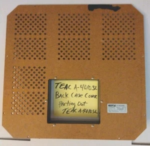 Teac A 4010 SL Reel to Reel Wooden Case Back Cover-Parting Out - Picture 1 of 4