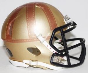 2018 Notre Dame Fighting Irish Custom Riddell Mini Helmet vs Navy - Knute Rockne - Picture 1 of 3