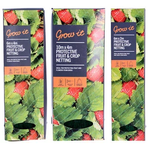 Grow It Protective Fruit & Crop Netting Bird Protection Green Net Garden Flowers - Picture 1 of 4