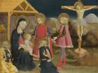 Benedetto Bonfigli - The Adoration De Roi, Et Christ Sur 102x127cm Toile