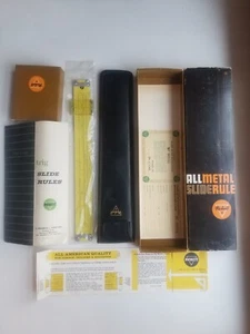 Vintage Pickett All Metal Slide Rule N1010-ES w/ Original Box, Case & Inserts - Bild 1 von 1