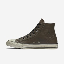 converse cuir chocolat