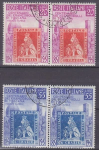 ITALIA 1951 - SELLO DE DÍA TOSCANA POCAS MILLAS: 826-827 - USADO/**ESTAMPILLADA SIN MONTAR** CHICLE DE LUJO!¡! - Imagen 1 de 1