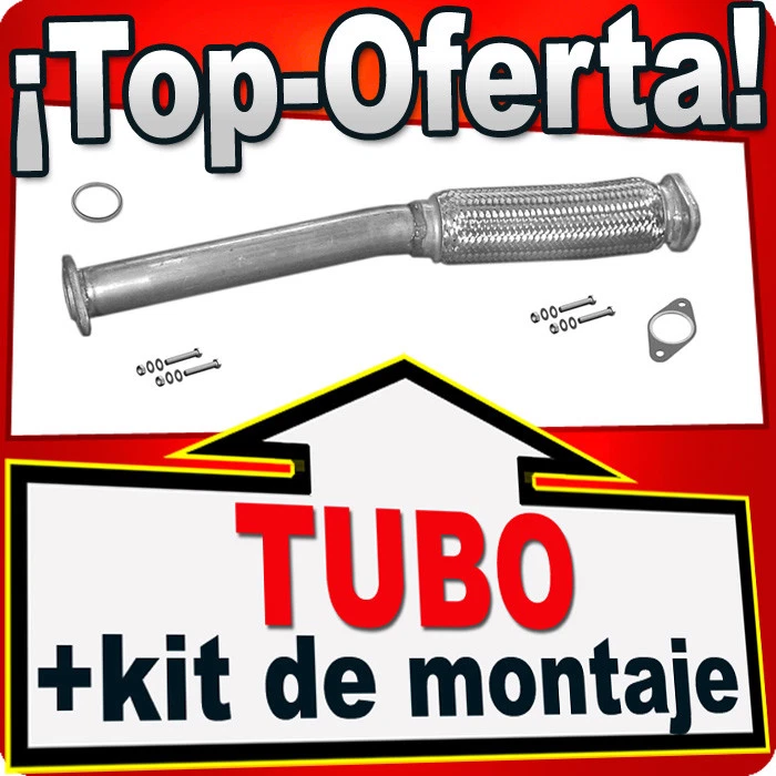 Tubo Intermedio para FORD FIESTA IV COURIER MAZDA 121 1.3 98-03 Flex Escape - Imagen 1 de 1