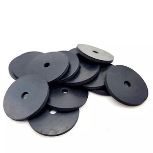 Arandelas de goma 1/4 x 1 1/2 x 1/8 espaciador OD de 1 1/8" de espesor paquete de 10 - Imagen 1 de 5