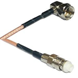 RG316 F MALE ANGLE to FME FEMALE RF Cable Rapid-SHIP LOT - Picture 1 of 1