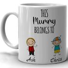 Personalised Mothers Day Mug Gift Mum Christmas Birthday New Born First 1 Kids