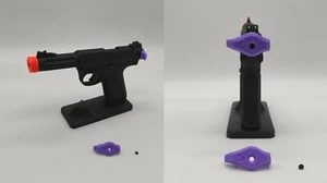 ESOSYSTEM3D action army AAP01 CHARGING HANDLE TYPE A SPEED AIRSOFT PURPLE - Picture 1 of 1