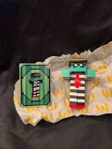 A Minecraft Movie McDonald’s Happy Meal Zombie Hamburglar Figure w/ Unused Code - Bild 1 von 1