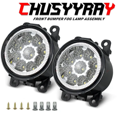 2X Lámpara de conducción LED antiniebla parachoques para Lincoln Navigator 2007-2012 2013 2014 Foto 1 de 4