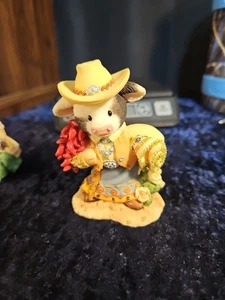 1999 Mary's Moo Moos "Moo Casa Es Su Casa" 674354 Kuh mit Chilischoten, ohne Karton - Bild 1 von 7