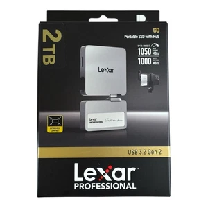 Lexar 2TB Professional Go Portable SSD , External SSD (LSL400S002T-RNSNU) - Picture 1 of 2