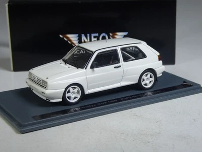 (KI-12-40) Neo Scale Models VW Golf 2 Rallye Goilf G60 weiß in 1:43 in OVP - Bild 1 von 3