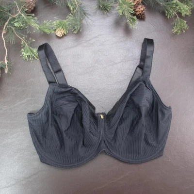 Sujetador Fantasie para mujer 34J negro con aros texturizado cobertura completa soporte FL3091 Foto 1 de 4