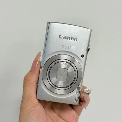 Canon PowerShot ELPH 180 HS / Canon IXUS 175 20MP Digital Camera Silver 85% New - Image 1 of 4