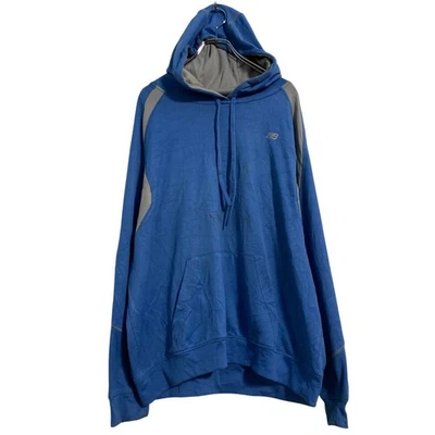 [Usado] New Balance Logo Jersey Sudadera con Capucha XL Azul Pullover Deportivo Talla Grande De Colección Foto 1 de 4