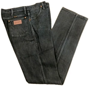 Jeans Wrangler vintage para hombre 34 x 38 hechos en EE. UU. USADOS EN EXCELENTE ESTADO calce ajustado 936 kmt - Imagen 1 de 3