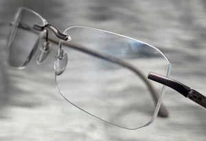 Montatura occhiali da vista Silhouette 7548 40 6062 marrone senza montatura 18-50 Made in Austria - Foto 1 di 19