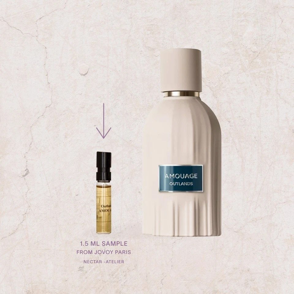 Amouage OUTLANDS -- 1.5 ML Sample from Jovoy -- Lemon Patchouli Amber Vanilla - Image 1 of 1