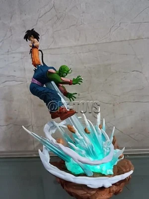 Action Figure Dragon Ball Goku Vs Junior Piccolo 20cm STATUA DA COLLEZIONE Anime - Immagine 1 di 4