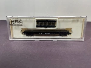 Atlas Spur N Zug 3808 Flachwagen mit Pfählen Missouri Kansas Texas MKT 13701 - Bild 1 von 6