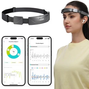 Biosensing Meditation Headband - Real-Time Visual and Auditory Feedback - Bra... - Photo 1 sur 6