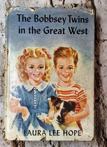 The Bobbsey Twins in The Great West #13 By Laura Lee Hope 1920 Hardcover With DJ - Foto 1 di 11