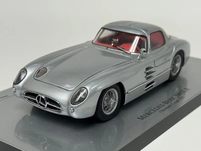 1/24 Minichamps Mercedes Benz SLR 300 Uhlenhaut Coupe 1955 Argento ABG178 - Immagine 1 di 4