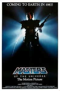 MASTERS OF THE UNIVERSE Movie Poster 1987 He-Man Dolph Lundgren - Picture 1 of 1