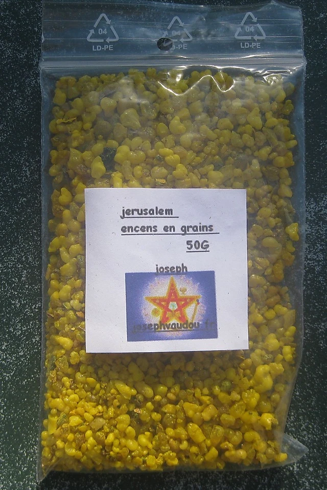 Jérusalem - encens en grains - magie - invocation - rituel - spiritisme - 50g
