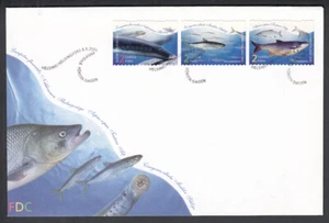 Finland Over First Day FDC Yvert 1551/53 Fish Helsinki 4 - Picture 1 of 1