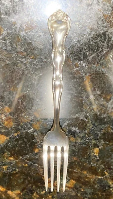 "Tenedor de ensalada vintage Gorham Rondo de plata de ley de 6 1/2"" - 925" Foto 1 de 4