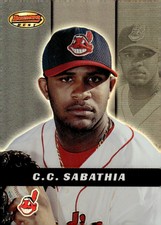 2000 Bowman's Best CC Sabathia #118 Cleveland Indians Refractor