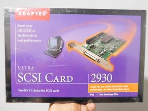 ADAPTEC AHA-2930U PCI ULTRA SCSI ADAPTER CONTROLLER CARD 2930 NEW RETAIL BOXED - Picture 1 of 6