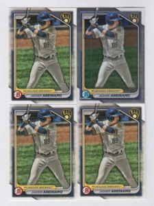 (4) LOTE DE PAPEL BOWMAN + PROSPECTO CROMADO JADHER AREINAMO 2024 #BCP-2 CERVECEROS - Imagen 1 de 1