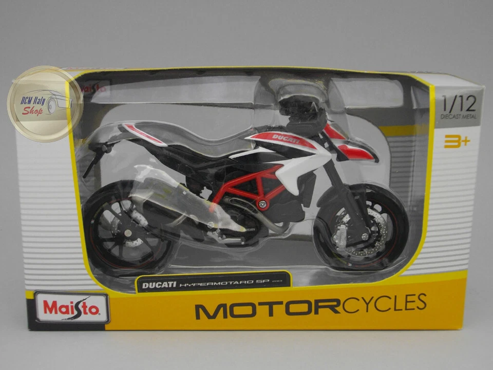 Ducati Hypermotard SP - Maisto Moto 1:12 - MA32102WH - Immagine 1 di 1