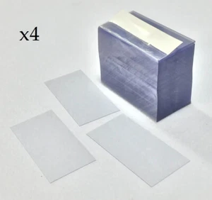 1000 Clear Plastic Shelf Strips - Grocery Retail -2.75" x 1.21", 4 Pks of 250 - Picture 1 of 3