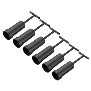 6pcs G9 Shade Ring Removal Tool Light Replacing Accessories Black PVC - Imagen 1 de 5