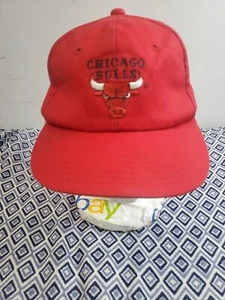 Chicago Bulls Snapback Hat YOUTH 3-8 Years Old 90s NBA The G Cap Red Hat - Picture 1 of 19